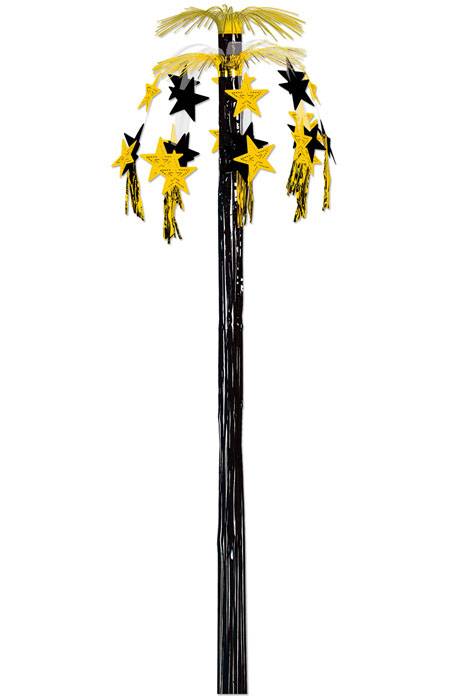 8ft Star Cascade Fountain Black/gold