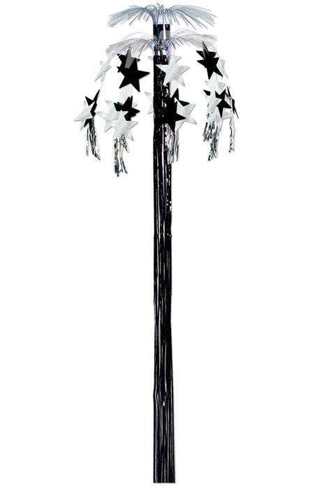 8ft Star Cascade Fountain Black/silver
