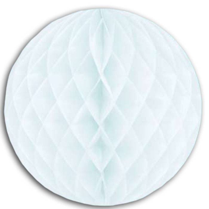 12" Hanging Tissue Ball White