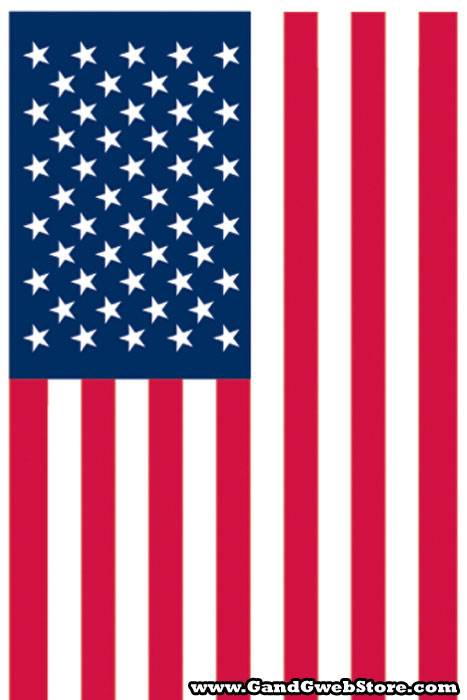 American Flag Door Cover Red/white/blue