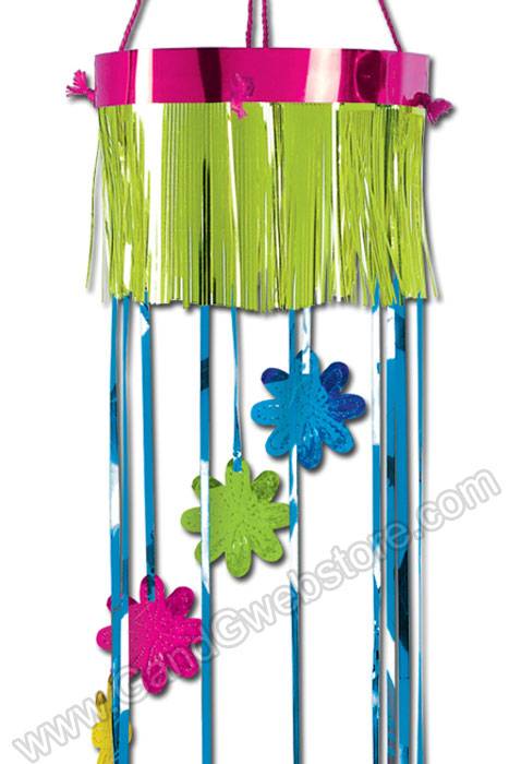 40" Flower Shim Spiral Assorted Colors