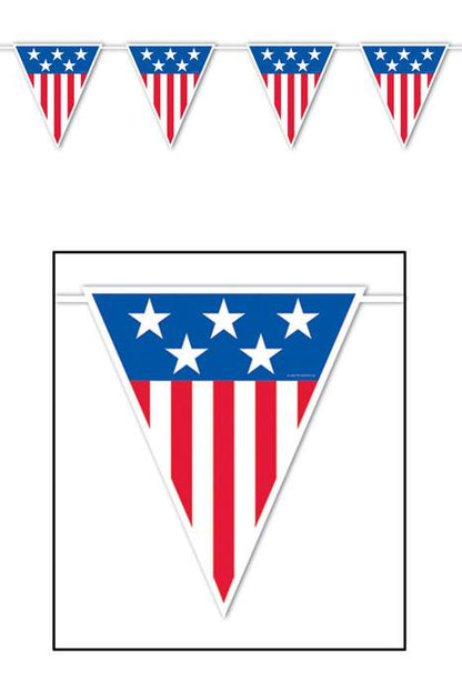 American Spirit Pennant Banner Red/white/blue