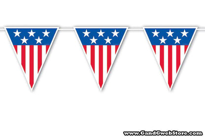 American Spirit Pennant Banner Red/white/blue