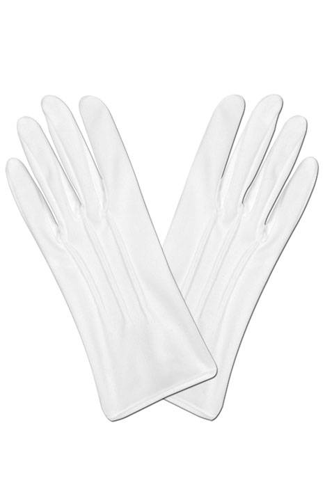 8.75" Theatrical Gloves White