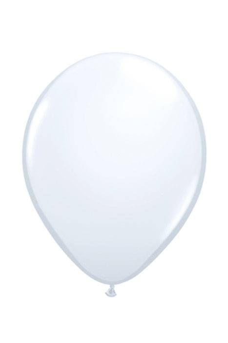 5" Round Jewel Latex Balloon Diamond Clear Pkg/100