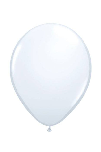 5" Round Jewel Latex Balloon Diamond Clear Pkg/100