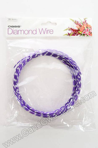 32.8ft Oasis Diamond Wire Purple