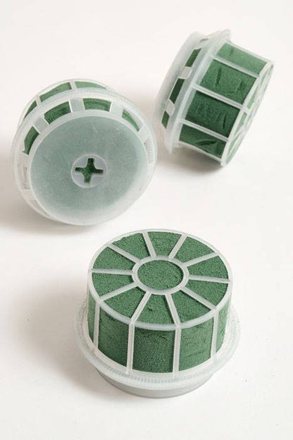 3" Large Pedestal Floral Foam Green Pkg/12