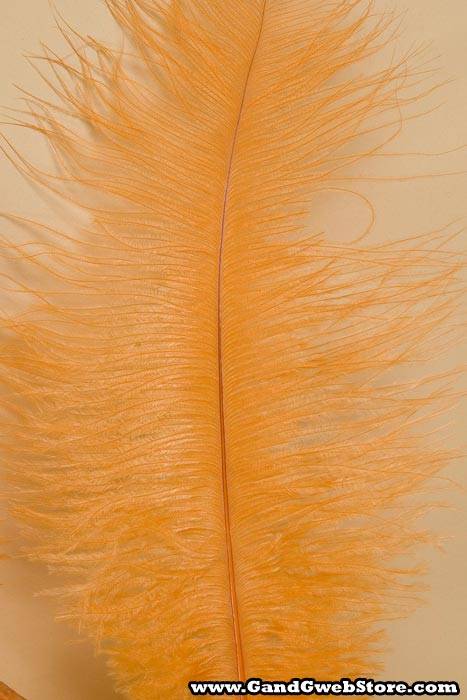 28" Feather Spray Orange