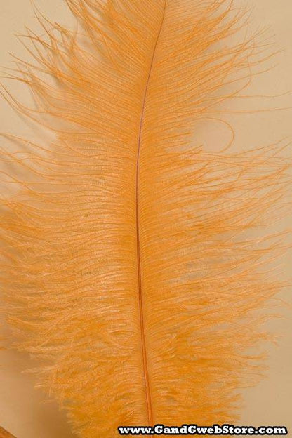 28" Feather Spray Orange