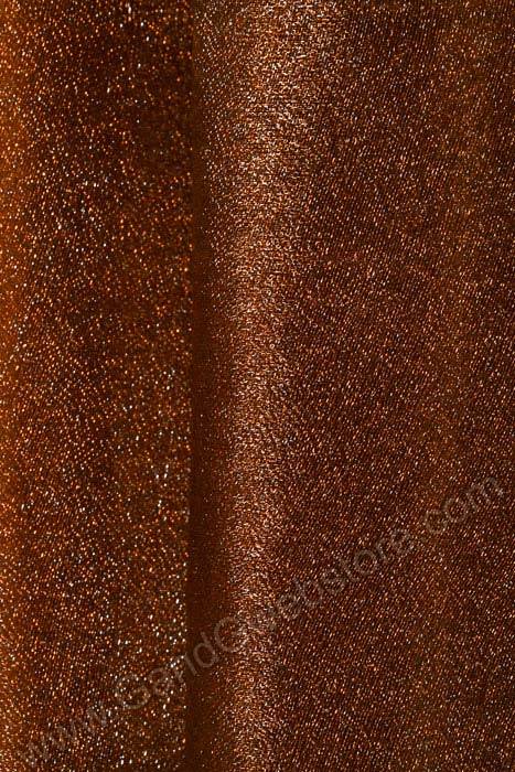 60" X 15yds Shimmer Organza Fabric Brown
