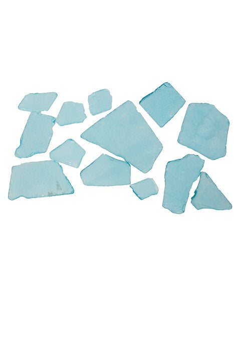 Painted Sea Glass Pkg/5lb Sea Blue
