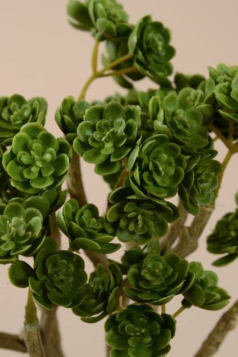 9.5" Artificial Sedum Bush Green