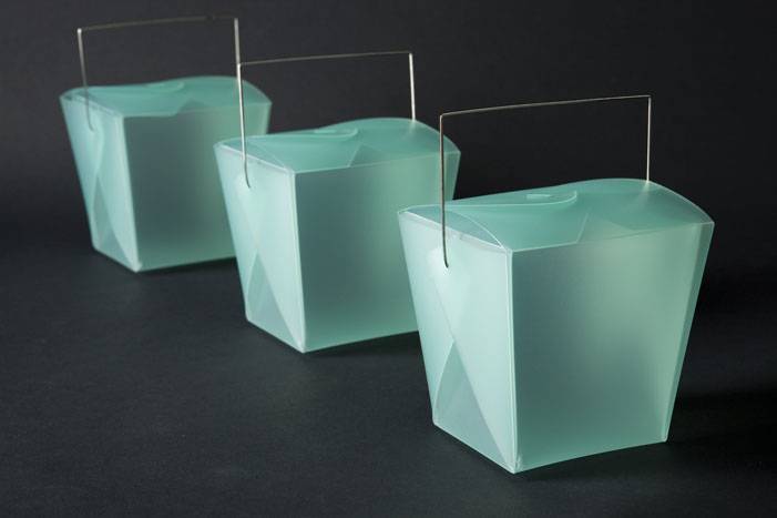 4" X 3.5" X 4" Favor Box Lime Pkg/12