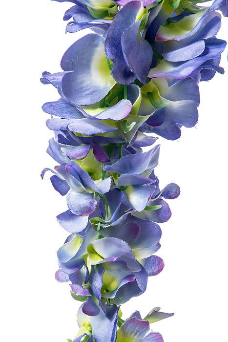 41" Silk Wisteria Spray Blue