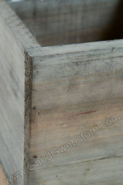 5" X 5" X 5" Woodland Planter Brown