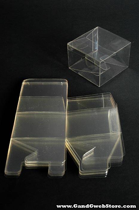 Clear Packaging Boxes - 3 x 3 x 2, 10 Mil [VB298]