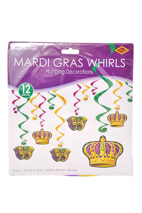 33 Mardi Gras Beads Purple/gold/green Pkg/12