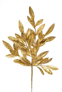 24" BAY LEAF SPRAY GOLD PKG/4