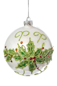 10CM GLASS BALL ORNAMENT