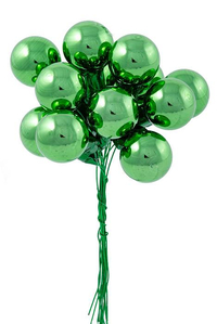 20MM GLOSS GLASS BALL GREEN PKG/144