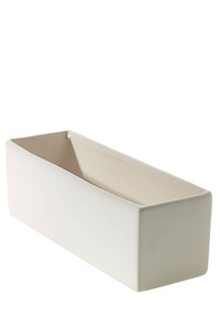 12" X 4" X 4" URBAN PLANTER WHITE