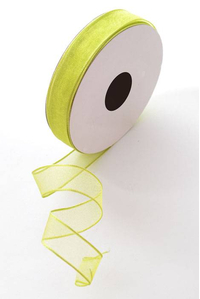 5/8" X 25YDS ENCORE WIRED RIBBON LIME