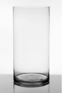 8" X 16" CYLINDER VASE CLEAR