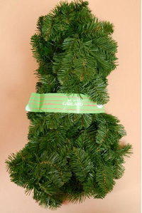 9FT X 10" DELUXE OREGON GARLAND 190LV GREEN