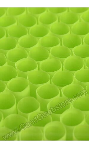 8.25" PLASTIC STRAIGHT STRAW GREEN PKG/250