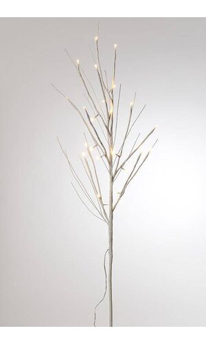 48" TWINKLING TWIG LED SPRAY-BOT WHITE