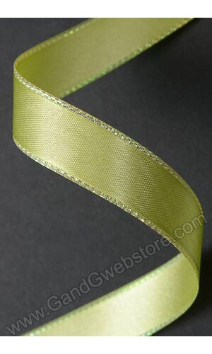 5/8" X 25YDS OLIVIA RIBBON CLEAN GREEN