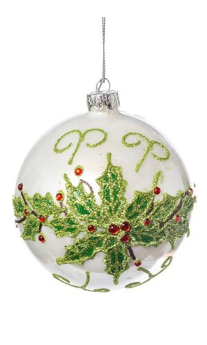 10CM GLASS BALL ORNAMENT