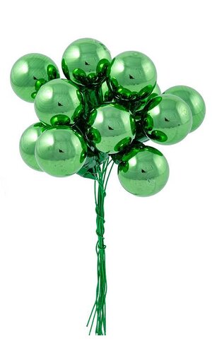 20MM GLOSS GLASS BALL GREEN PKG/144