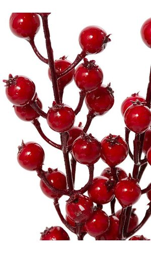 10" RED BERRY PICK RED PKG/6