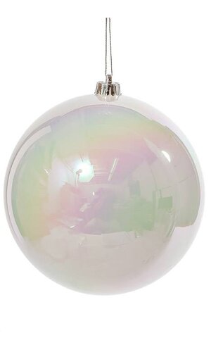 200MM BALL CANDY APPLE/WHITE/IRIDESCENT