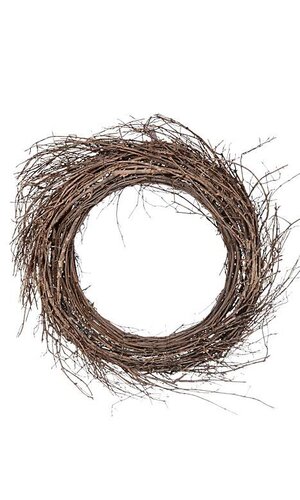 33" NATURAL GRAPEVINE WREATH BROWN