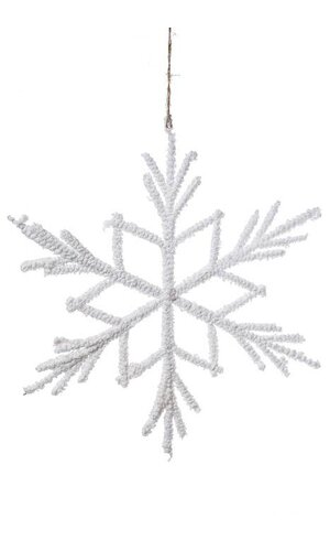 24" SNOWFLAKE (WHITE)