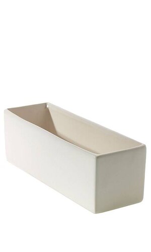 12" X 4" X 4" URBAN PLANTER WHITE