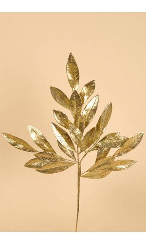 19" BAY LEAF SPRAY GOLD PKG/6