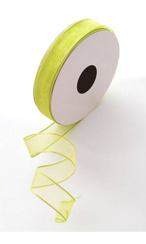 5/8" X 25YDS ENCORE WIRED RIBBON LIME