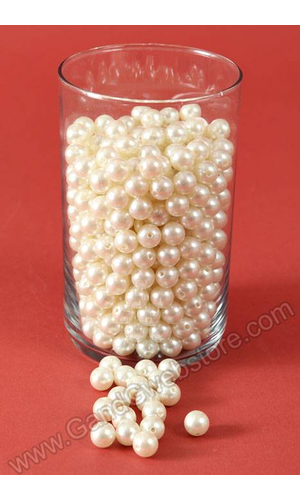 12MM ABS PEARL BEADS IVORY PKG(500g)