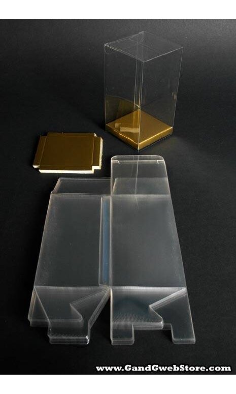 5 Premium Crystal Clear CUBE Boxes 3 x 3 x 3 Inches Square for