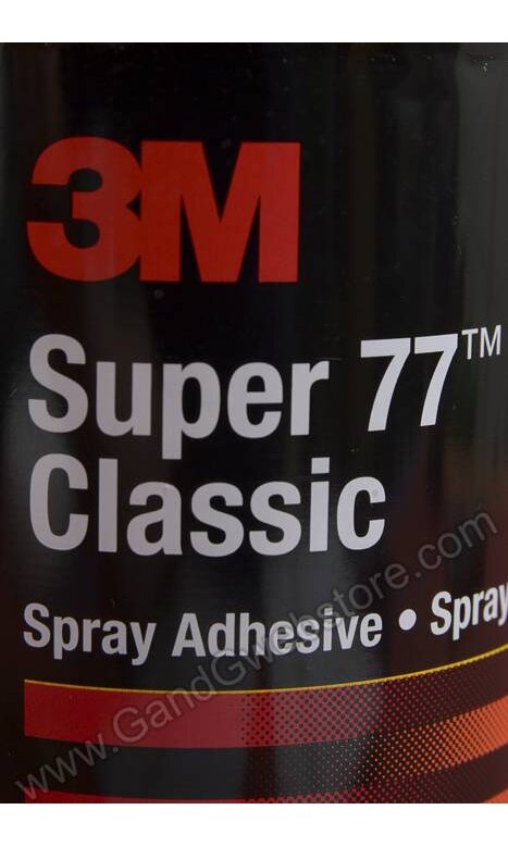 3M SUPER 77 Spray Adhesive Classic, 6 CANS, **EXPIRED**