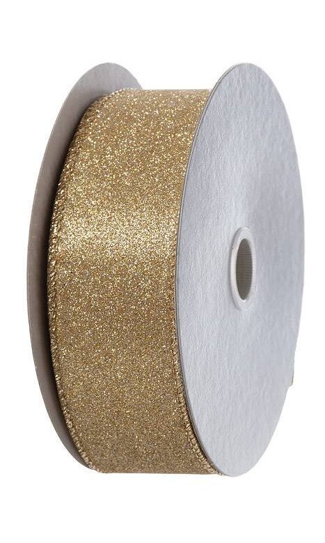 1-1/2 X 25yds Wired Contessa Ribbon Champagne