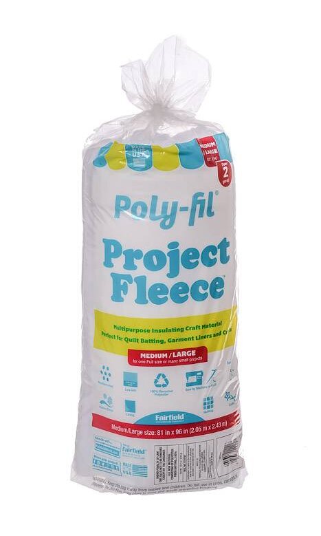 Poly Fill Project Fleece Craft Batting