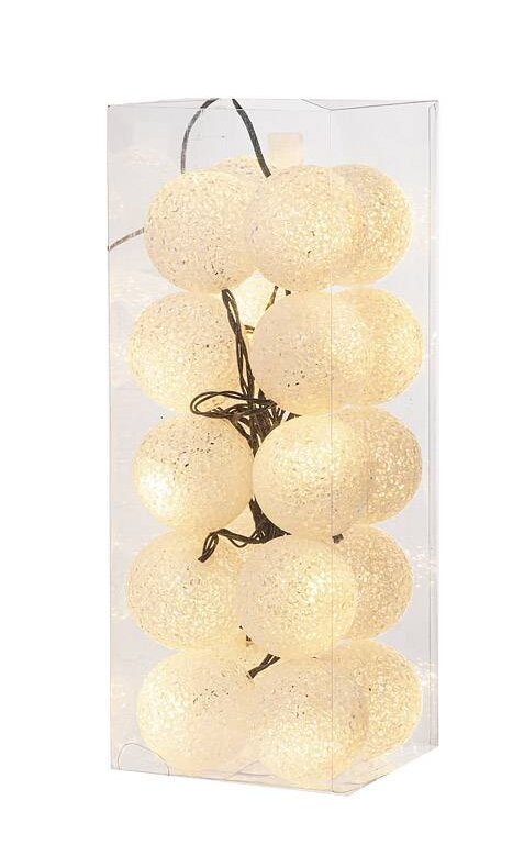 gold beaded ball lights