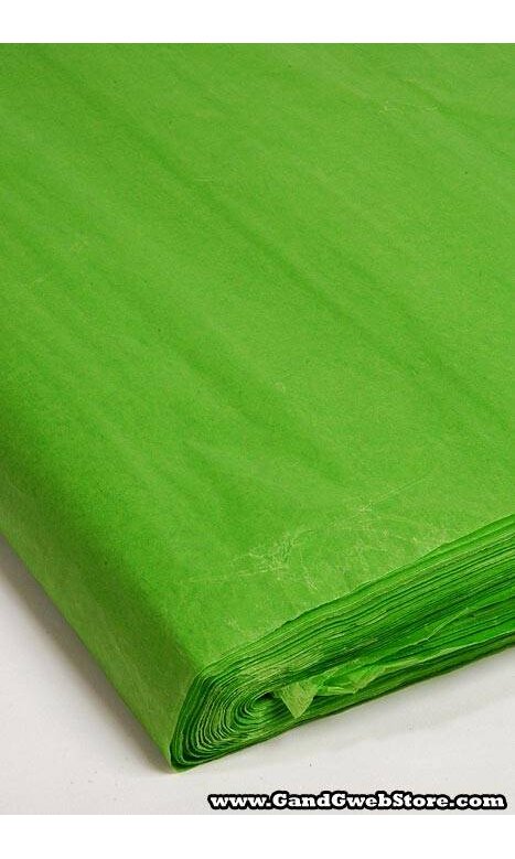 Waxed Tissue 24" x 36" - Meadow Green - 400 Sheets